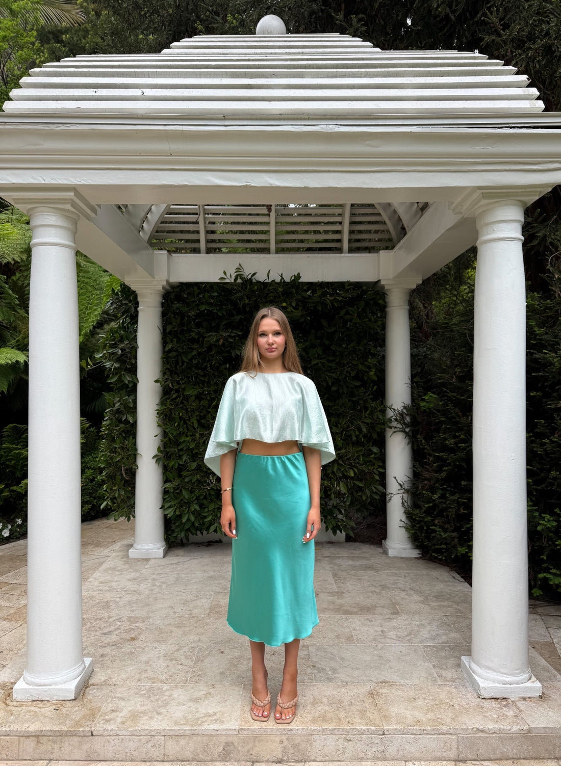 Hand-crocheted CHAÏA Aquamarine top — meet the women artisans behind the Brazil collection