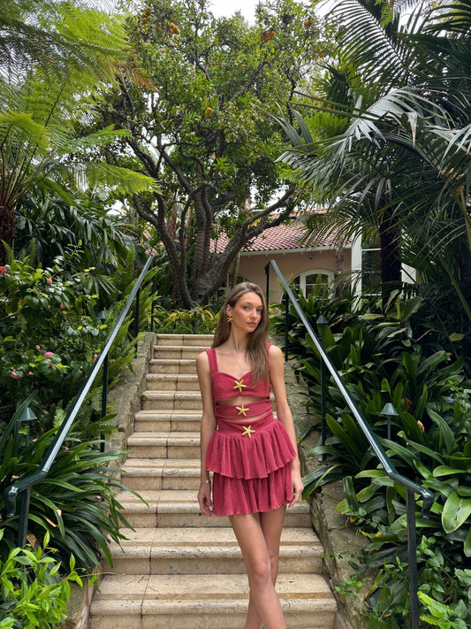 Hand-crocheted CHAÏA Starfish dress — caring for handmade resort wear