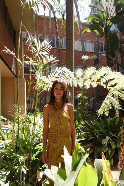 Chaïa Bahia Dress — handcrafted crochet dress Brazil boho beachwear 4
