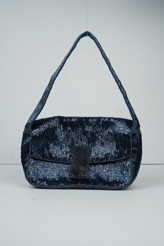 Chaïa Goiâna Bag — hand-beaded adda embroidery clutch from India 1