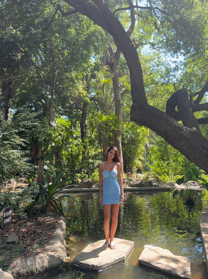 Chaïa Leblon Dress — handcrafted crochet dress Brazil resort wear 5