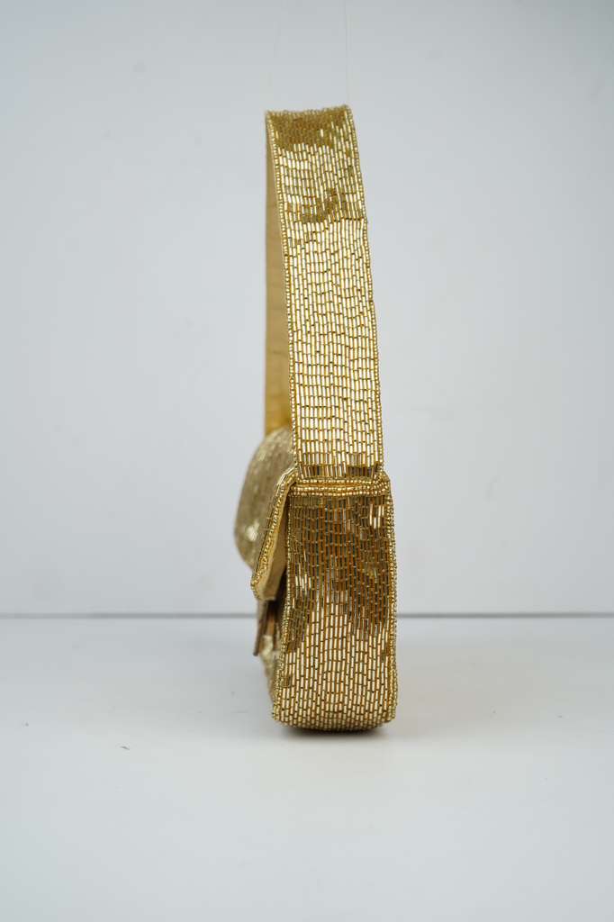 Chaïa Salvador Bag — hand-beaded adda embroidery clutch from India 2